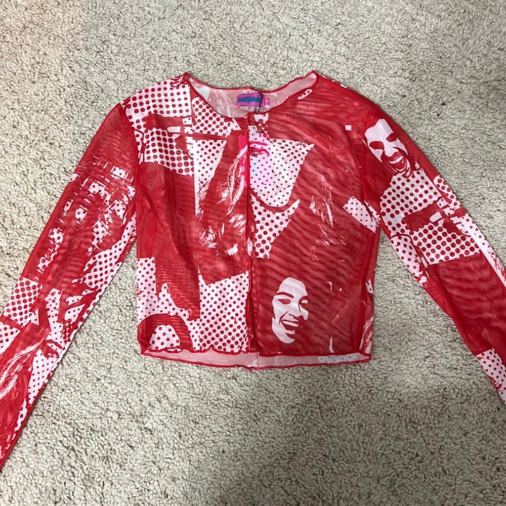 Edikted sheer crop top